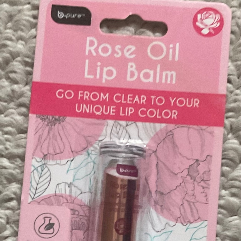 B Pure Rose Oil Lip Balm 1-ct